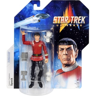 BANDAI Star Trek Figur Captain Spock | 12,7 cm Spock Star Trek Wrath of Khan Actionfigur | Star Trek The Wrath of Khan Spielzeug Gelenkfigur | Star Trek Geschenke und Star Trek Merchandise