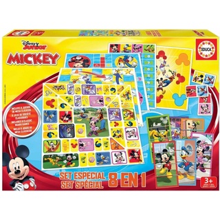 Educa 19100 Puzzle Set 8 board Mickey and his friends from 3+ Years