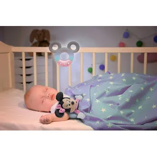 Clementoni - Disney Baby Minnie-Sound & Color Nachtlicht, weie Tone und Musik, 0 Monate, 17396