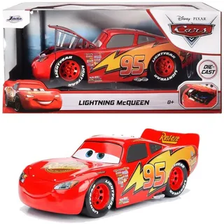 JADA Modellauto Modellauto Disney Cars Lightning McQueen, 1:24 253084000