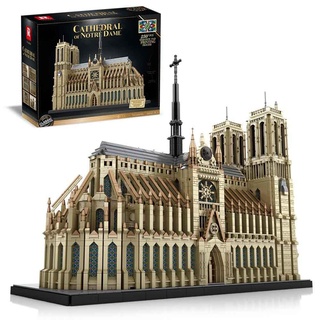 DOYAY Reobrix 66016 Architecture Notre-Dame de Paris für Lego Architecture, Riesiges Modell Klemmbausteine Bauset Kompatibel mit Lego Architecture