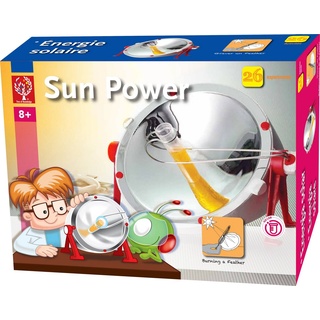 Edu-Toys Experimentierkasten Experimentierkasten Solarenergie Sun Power, (Starterset, 1-tlg., Sonnenenergie), Bausatz - Experimentieren mit Sonnenkraft