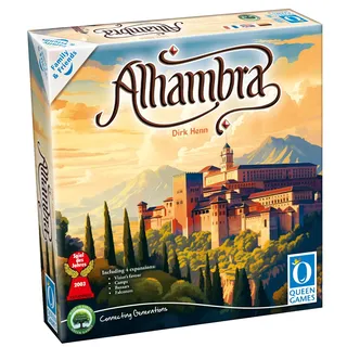 Queen Games - 10802 Alhambra Family and Frends INT Compact Edition