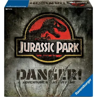 Ravensburger 269884 Jurassic Park Danger, Brettspiel, 2-5 Spieler, Empfohlenes Alter ab 10 Jahren, Familienbrettspiele