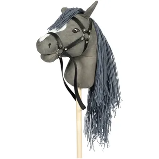 by ASTRUP Steckenpferd Hobby Horse mit offenen Maul, grau