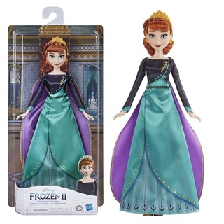 Disney Frozen Anziehpuppe Königin Anna Mode Puppe Disney Eiskönigin Frozen Hasbro bunt