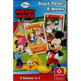 2-in-1-Kartenspiel Schwarzer Peter und Memo Mickey Mouse & Friends p20 CARTAMUNDI