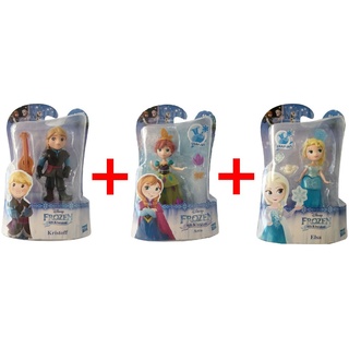 Hasbro Spielfigur Hasbro Disney Frozen little Kingdom 3er-Set Sammelfiguren mit C1124 Kr bunt