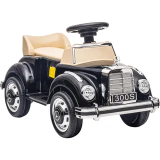 AIYAPLAY Rutschauto, Kinderfahrzeug, Rutscherfahrzeug mit Stauraum, Kinderauto mit Kippschutz Rutscher für 18-48 Monaten Kinder, Schwarz, 77,5 x 41,5 x 45 cm