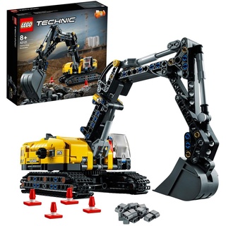 LEGO 42121 Technic Hydraulikbagger - Traktor 2-in-1 Modell, Bagger Baufahrzeug, Geschenk für Kinder ab 8 Jahren, kreatives Spielzeug