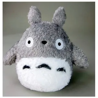 SEMIC Plüschfigur Studio Ghibli Plüschfigur von Totoro, Mein Nachba (Plüschfigur), Oh-Totoro Plüschfigur grau