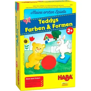 Haba Spiel, Kinderspiel Meine ersten Spiele – Teddys Farben & Formen, Made in Germany