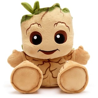 Disney Store Offiziell Baby Groot Big Feet Kuscheltier, Guardians of The Galaxy, 25,5cm, Kleiner Kuschelpuppe Charakter, Geeignet ab 0 Jahren