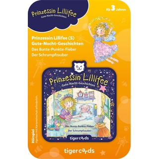 tigermedia tigercard Prinzessin Lillifee Folge 9 10 Gute-Nacht-Geschichten Einschlafen Beruhigung Kinder tigerbox Hörbox Hörspiele Hörbücher Musik