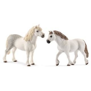 Schleich® Tierfigur 13871 13872 Farm World 2er Set Welsh-Pony Hengst + Stute