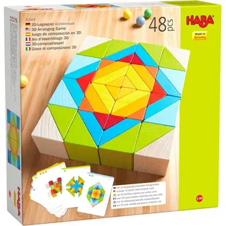 Haba Spielbausteine Kleinkindwelt 3D Legespiel Würfelmosaik 1305459001