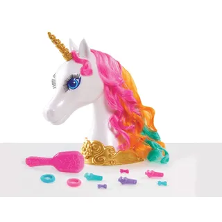 JP Barbie 62861 Barbie Dreamtopia Einhorn-Stylingkopf, Mehrfarbig, 13.3 x 27.3 x 30.5 cm