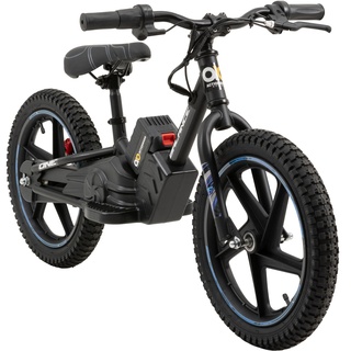 Elektro-Laufrad, 16 Zoll, Kinder-Balance-Bike m. 250 Watt, Scheibenbremsen, 3 Geschwindigkeitsstufen (Blau)
