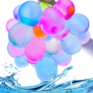 Wasserballons Selbstschließend, 333 Stück wasserbomben selbstschließend, Schnellfüller wasserbomben Set, Bunt Gemischt Wasser Luftballon