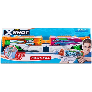 ZURU X-Shot Water – Fast-Fill Skins Hyperload Water Blaster (2er-Pack) (11858)
