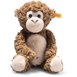 Steiff Bodo Affe 30 cm, Plüsch-Affe, Soft Cuddly Friends, Kuscheltier für Kinder, aus kuschelweichem Plüsch & weich und waschmaschinenfest