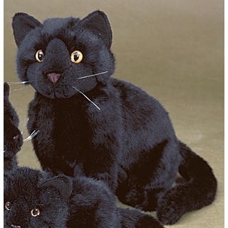 Förster Stofftiere 3380 Katze schwarz sitzend 30cm