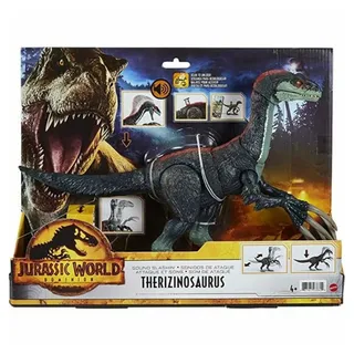 Mattel GmbH Spielfigur Jurassic World Sound Slashin' Therizinosaurus