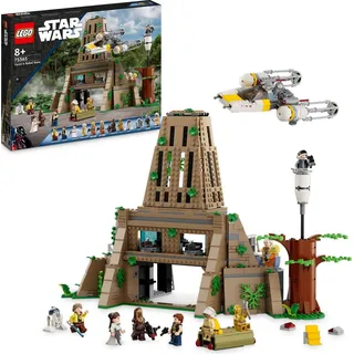 LEGO 75365 Star Wars: Eine Neue Hoffnung Rebellenbasis auf Yavin 4 mit 10 Minifiguren, darunter Luke Skywalker, Prinzessin Leia, Chewbacca, plus 2 ... - Braun/Bunt