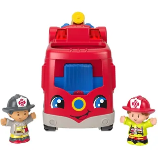 Fisher-Price Feuerwehr-Auto mit Figuren, Lernspielzeug
