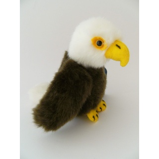 Unbekannt Stofftier Adler 11 cm, Kuscheltier Plüschtier Vogel Greifvogel