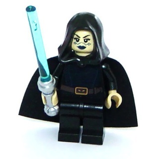 LEGO Star Wars: Minifigur Jedi Barriss Offee mit blauem Lichtschwert