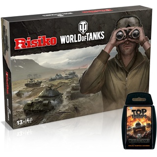 Risiko - World of Tanks + Top Trumps Strategiespiel Panzer Brettspiel
