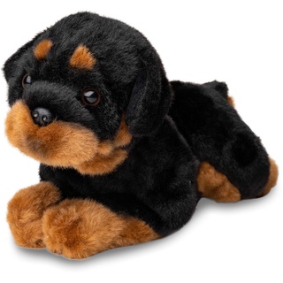 Uni-Toys - Rottweiler, liegend - 30 cm (Länge) - Plüsch-Hund - Plüschtier, Kuscheltier
