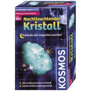 KOSMOS 659127 - Nachtleuchtender Kristall, Entdecke sein magisches Leuchten, Kristalle selbst züchten, Experimentierset für Kinder ab 10 Jahre