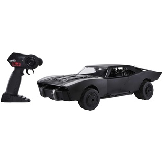 Hot Wheels HCD19 - The Batman Batmobil, ferngesteuertes Auto im Maßstab 1:10, mit aufladbarer Fernbedienung mit USB-Anschluss, Spielzeug für Kinder ab 5 Jahren