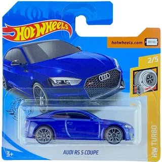 Hot Wheels Audi RS 5 Coupe (blau) 2/5 HW Turbo 2020 - 118/250 (kurze Karte) GHD00