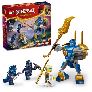 LEGO NINJAGO Jays Mech Battle Pack Adventure Toy Set für Kinder, mit Jay Minifigur und Mech-Figur, kreatives Ninja-Geschenk für Jungen und Mädchen ab 6 Jahren, 71805