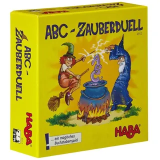 Haba Spiel ABC Zauberduell, Lernspiel ab 6 Jahren Buchstabenlernen mehrfarbig