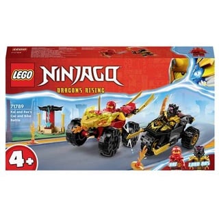 71789 LEGO® NINJAGO Verfolgungsjagd mit Kais Flitzer und Ras Motorrad