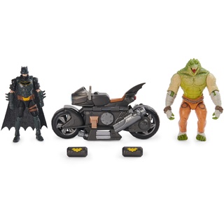 Batman - Batcycle with 10 cm Killer Croc & Batman (6067444)