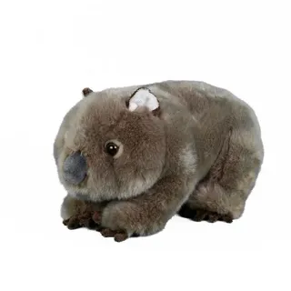 Teddys Rothenburg Kuscheltier Wombat braun 28 cm Plüschwombat