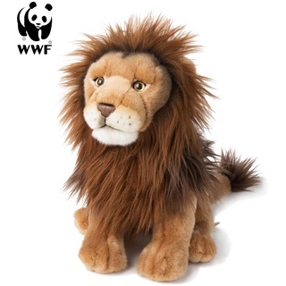 WWF Plüschtier Löwe (30cm) lebensecht Kuscheltier Stofftier Plüschfigur
