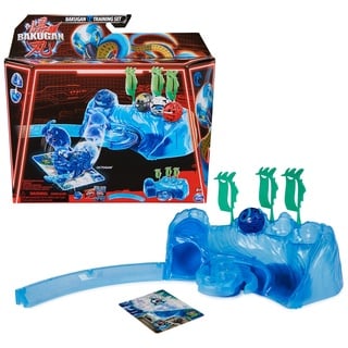 Bakugan 3.0 Training Set mit Core Ball Octogan vom Wasser-Clan, Trainingslandschaft mit individuell zusammenstellbarer Actionfigur und Sammelkarten, für Kinder ab 6 Jahren