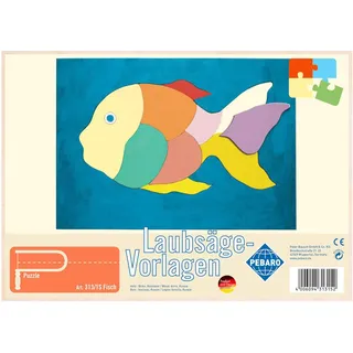 PEBARO Puzzle Laubsägevorlage Fisch