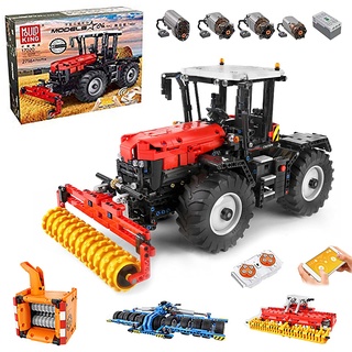 Technik Traktor Technic Ferngesteuert Traktor, MK17020, 2716 Teile, mit 4 Motor, 4-in-1 Traktor Modell Groß Klemmbausteine Bausatz Kompatibel mit Lego Technic