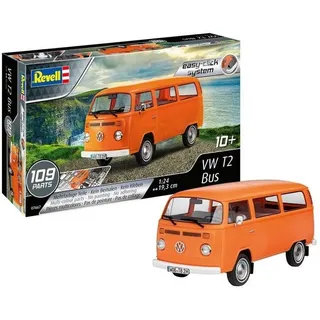 Revell® Modellbausatz Bausatz im easy-click-system, VW T2 Bus, 109 Teile, ab... orange