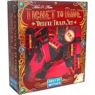 Brettspiel Zug um Zug - Spezialwaggon-Set Deluxe Train Set (rot)