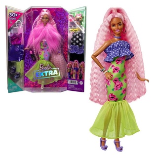 Barbie Anziehpuppe Extra Deluxe Spiel-Set Barbie Puppe & Kleidung Mattel HGR60 bunt