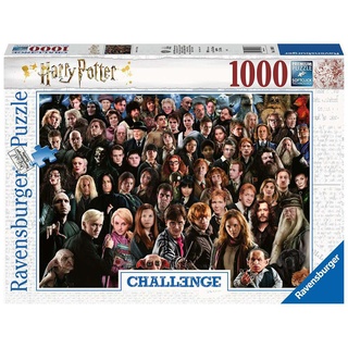 Ravensburger Verlag Puzzle - Ravensburger Puzzle 1000 Teile Harry Potter - Über 70 Charaktere aus der zauberhaften Welt von Hogwarts auf einem Puzzle für Erwachsene und Kinder ab 14 Jahren