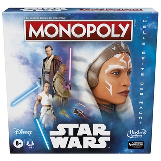Monopoly: Star Wars Light Side Edition Brettspiel, Star Wars Jedi Spiel für 2–6 Spieler, Spiel für Kinder, Familienspiel, Deutsche Version